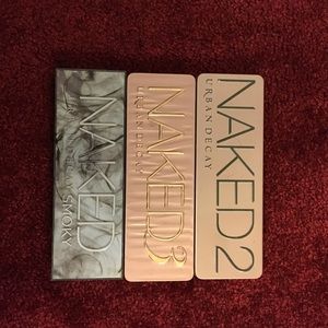 naked palettes 2, 3 & smokey